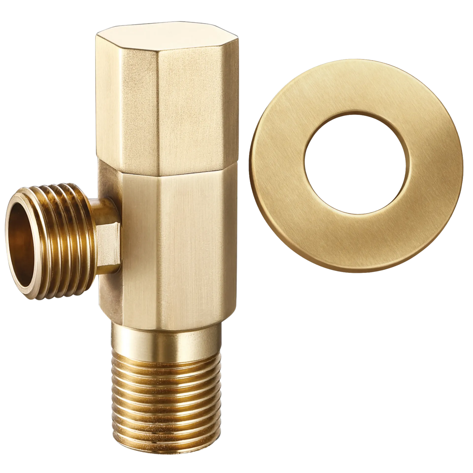 [RIV-902D] LLAVE DE ARRESTO DE LUJO DORADO MATE RIVER