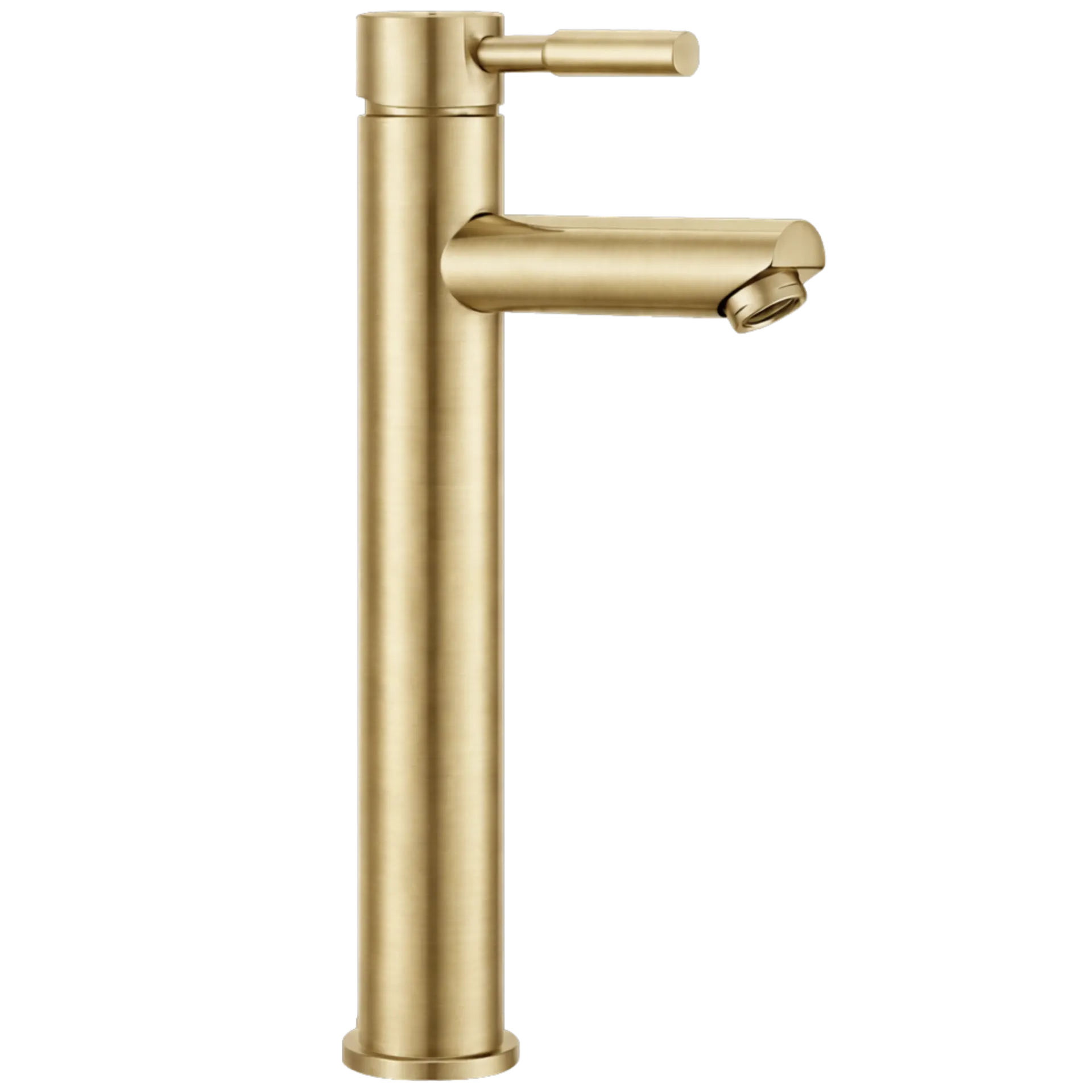 GRIFERIA DE LAVAMANOS ALTA GOLA DORADO MATE RIVER