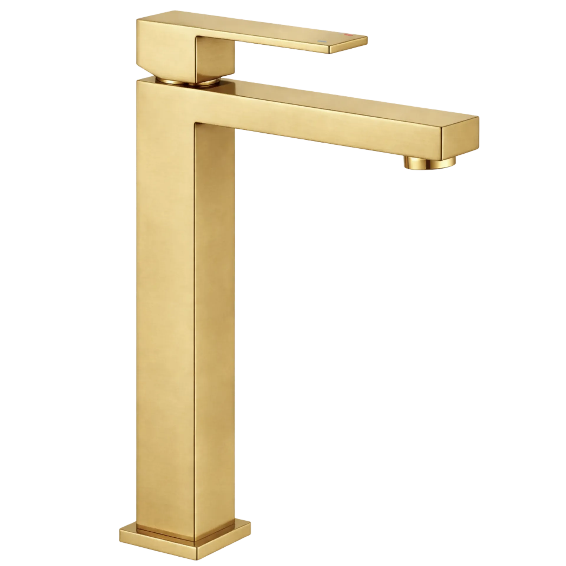 GRIFERIA DE LAVAMANOS ALTA RUBIK DORADO MATE RIVER