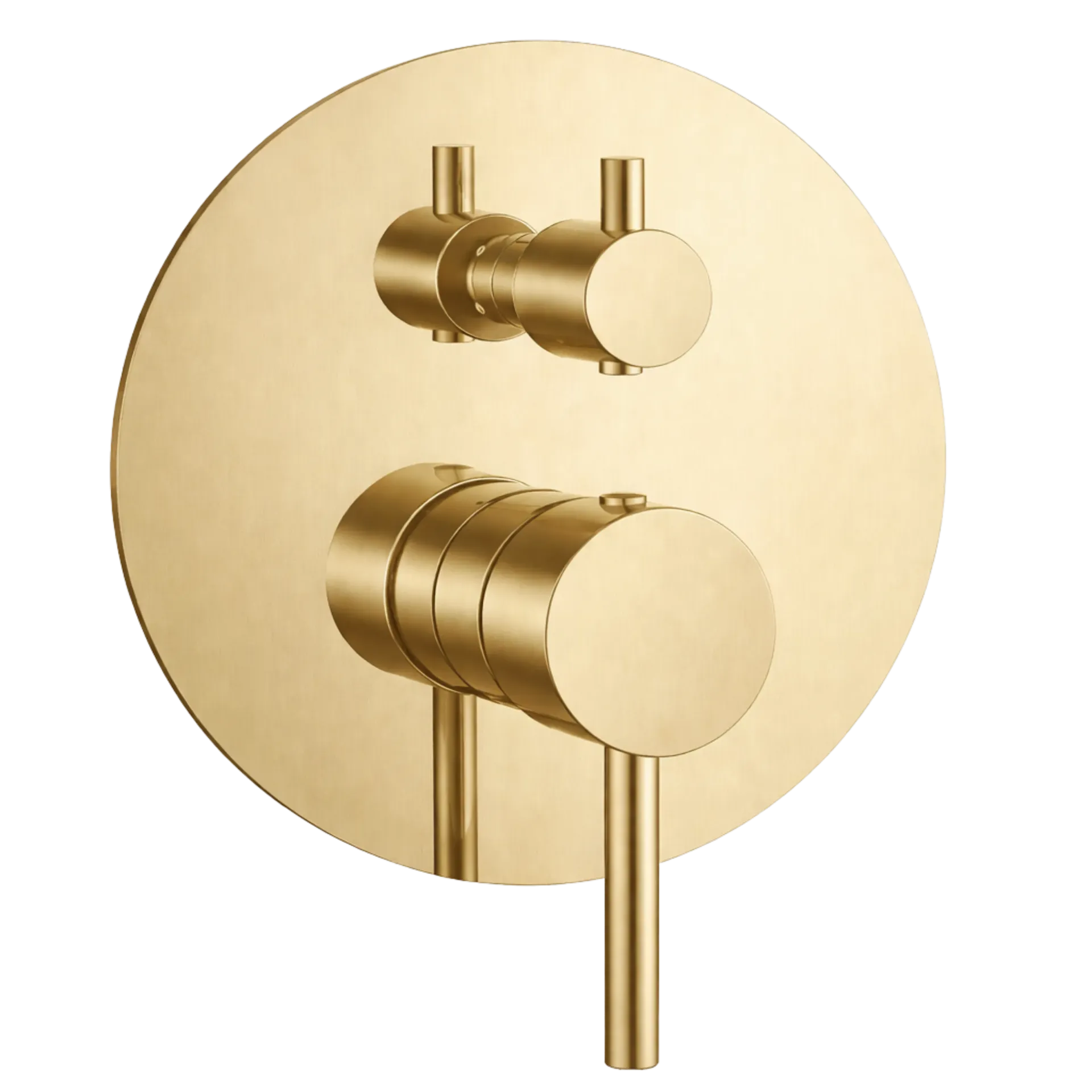 [RIV-311D] MONOMANDO DE DUCHA RONDA 2 FUNCIONES DORADO MATE RIVER