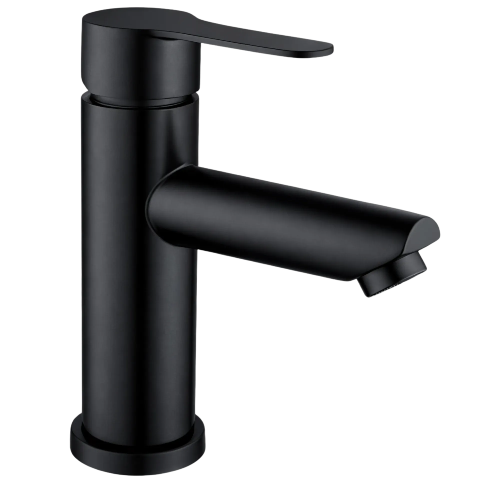 [RIV-406N] GRIFERIA DE LAVAMANOS BAJA CURVE NEGRO MATE RIVER