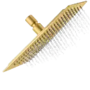 DUCHA REGADERA CUADRADA APOLO 30CM DORADO RIVER