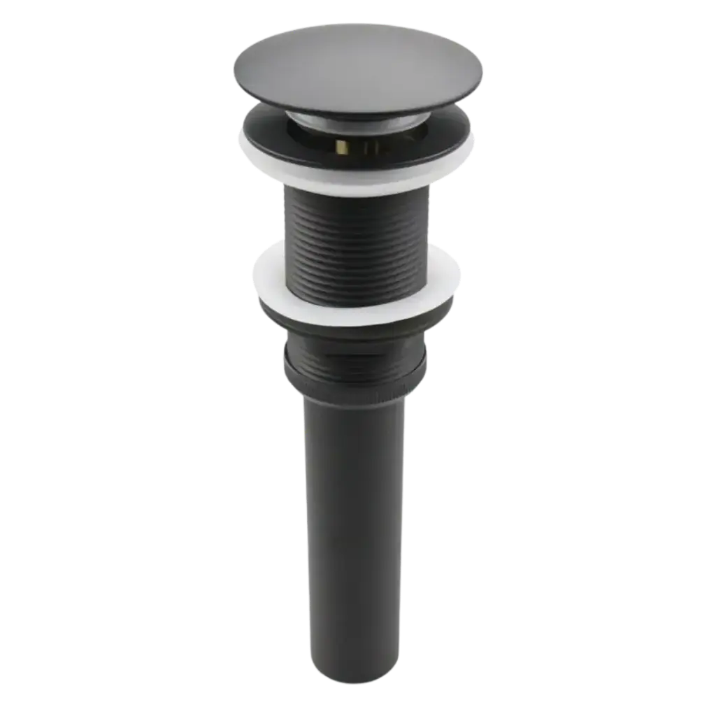 [RIV-600N/SR] DESAGUE DE LAVAMANOS GOLA S/R NEGRO RIVER