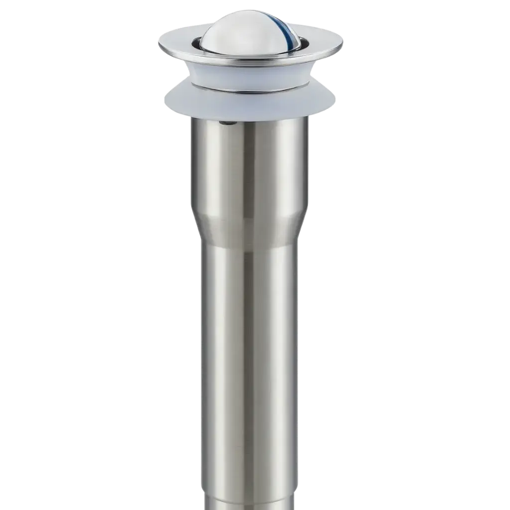 [RIV-602] DESAGUE DE LAVAMANOS TIPO MONEDA SATINADO RIVER