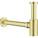 SIFON DE LAVAMANOS DECORATIVO DORADO MATE RIVER