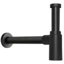 SIFON DE LAVAMANOS DECORATIVO NEGRO MATE RIVER