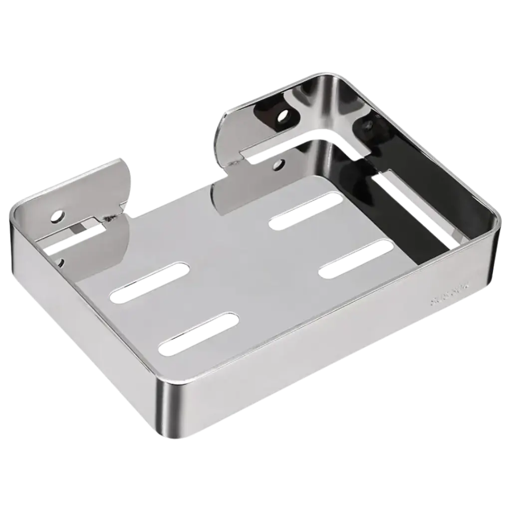 JABONERA CUADRADA CROMADO RIVER