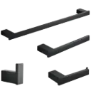 SET DE ACCESORIOS APOLO 4 PZAS NEGRO RIVER