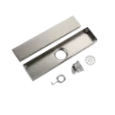 REJILLA DOBLE VISTA 30X7CM SATINADO RIVER