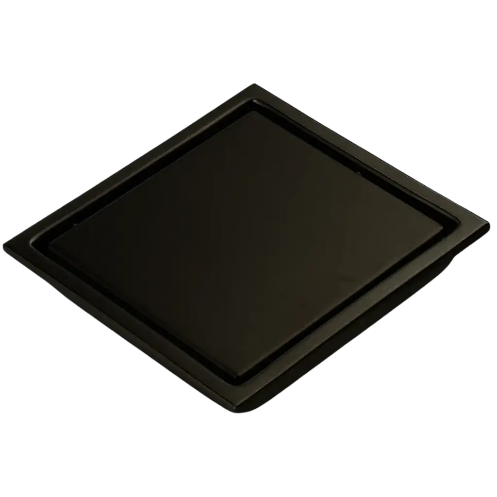 REJILLA DOBLE VISTA 15X15CM NEGRO MATE RIVER