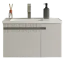 MUEBLE DE BAÑO KASSEL 80CM BLANCO RIVER