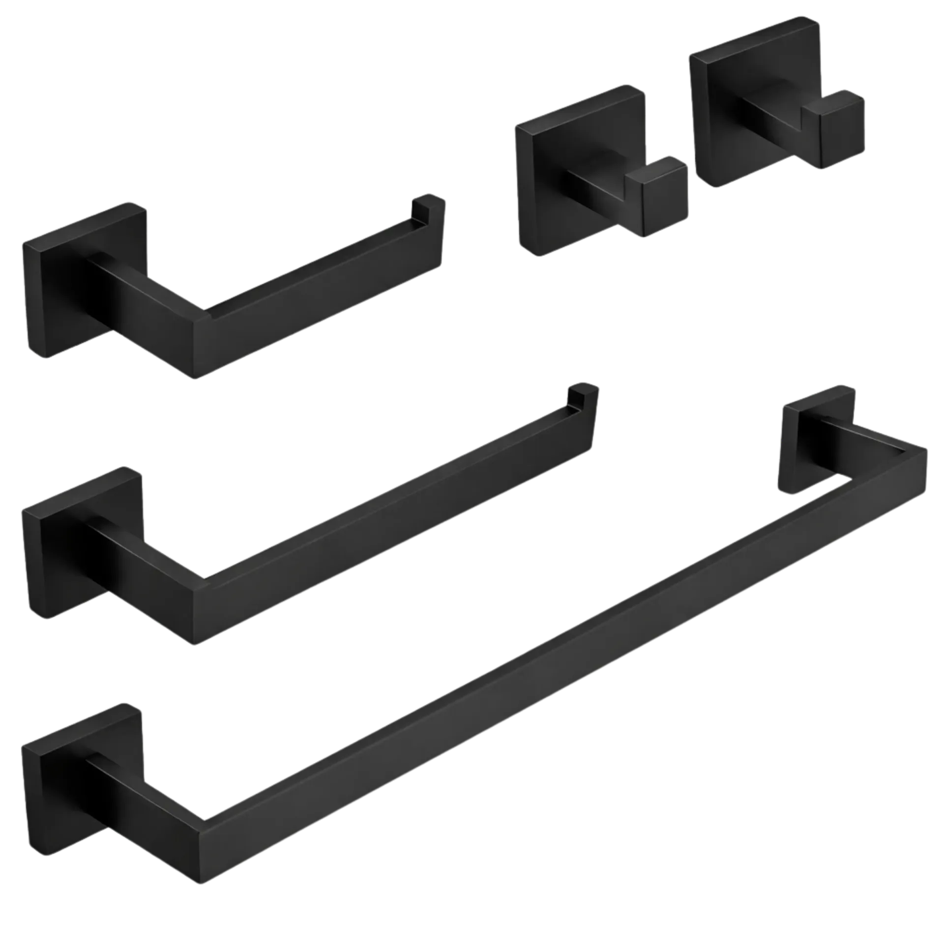 SET DE ACCESORIOS 5 PZAS NEGRO RIVER