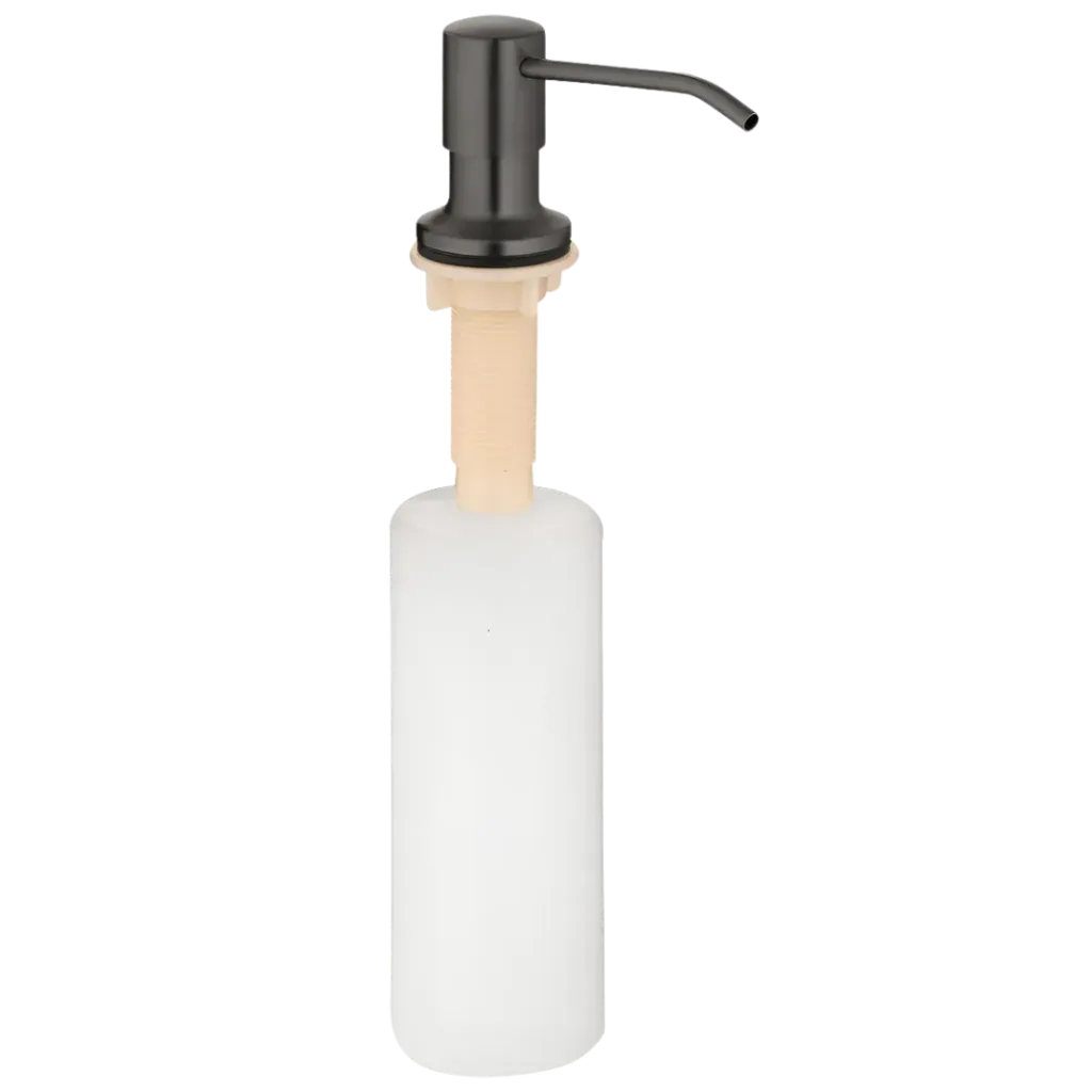 [RIV-751GM] DISPENSADOR DE JABON GUN METAL RIVER