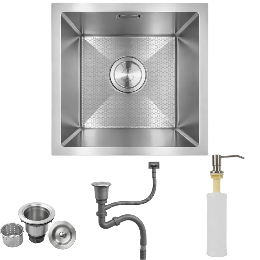 [RIV-F4040] FREGADERO DE UNA TINA 40CM SATINADO RIVER