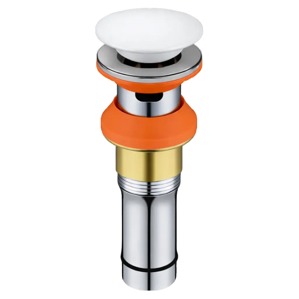 [RIV-604B/CR] DESAGUE DE LAVAMANOS CERAMICO C/R BLANCO RIVER