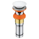 DESAGUE DE LAVAMANOS CERAMICO C/R BLANCO RIVER