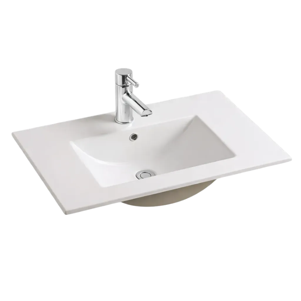 [RIV-LAVRE04] LAVAMANOS DE EMPOTRAR 61CM BLANCO RIVER