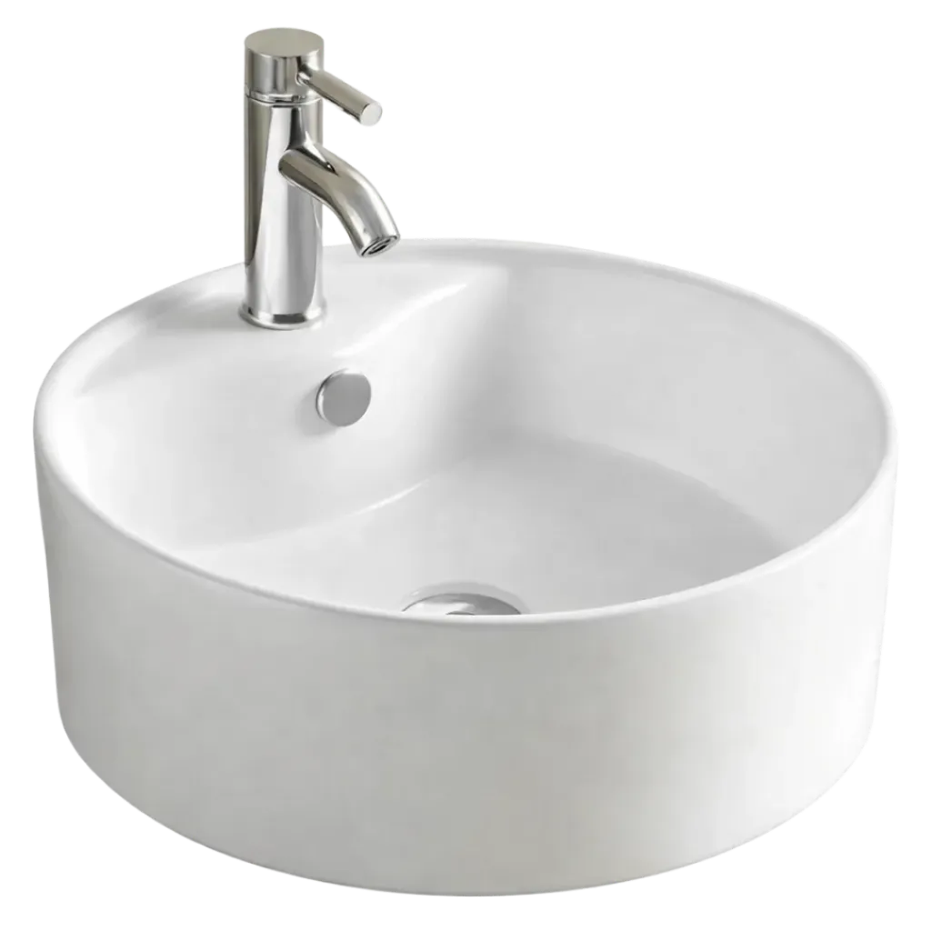 [RIV-LAVR02] LAVAMANOS REDONDO 41CM BLANCO RIVER