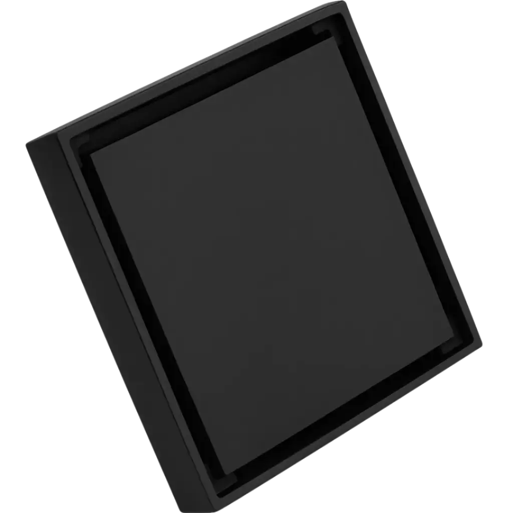 [RIV-804N] REJILLA DOBLE VISTA 10X10CM NEGRO MATE RIVER