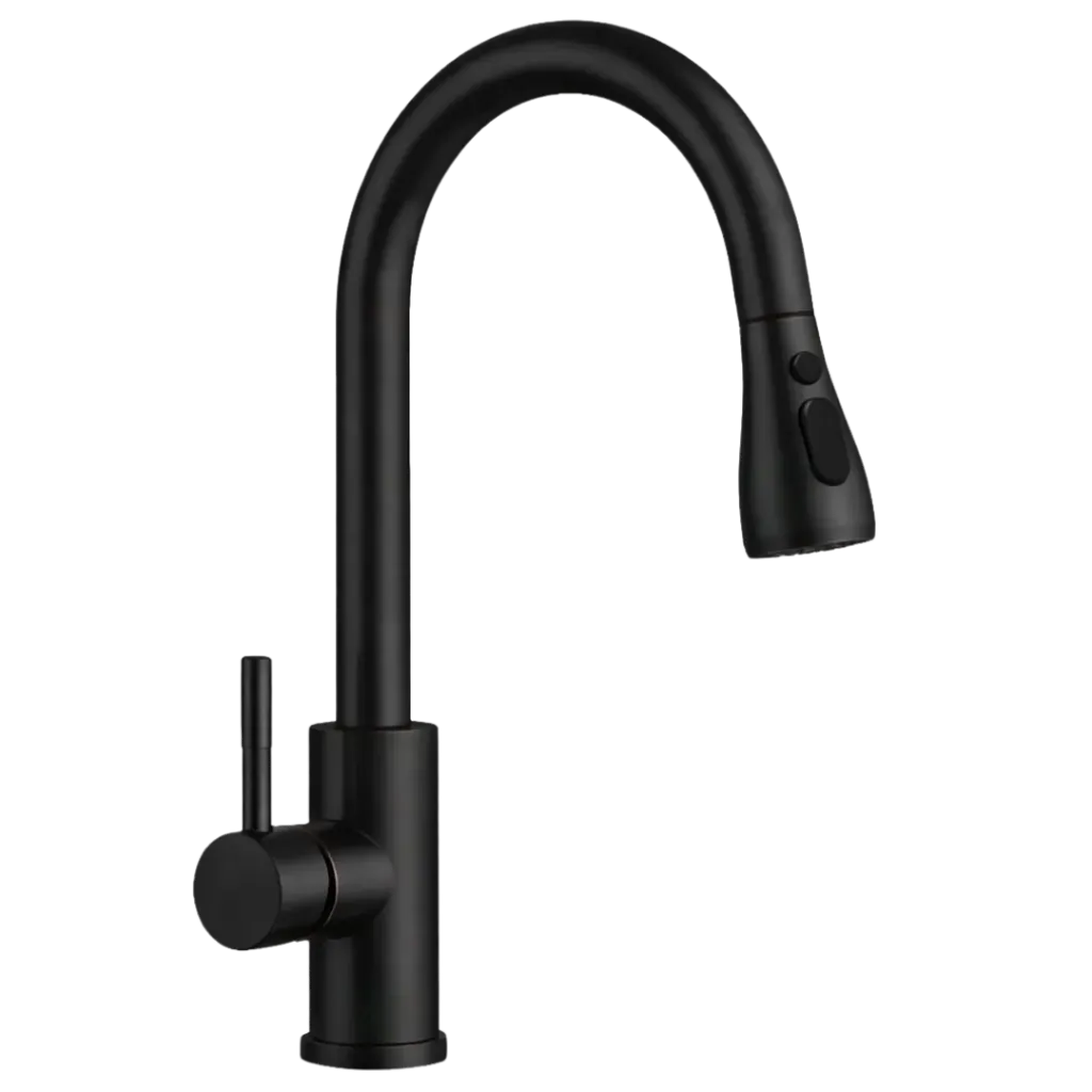 [RIV-501N] GRIFERIA DE FREGADERO SUMBER NEGRO MATE RIVER